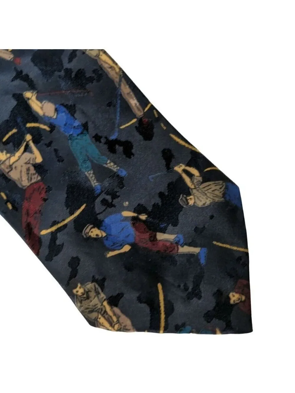 Resisto Golf Polyester Necktie All Over Print